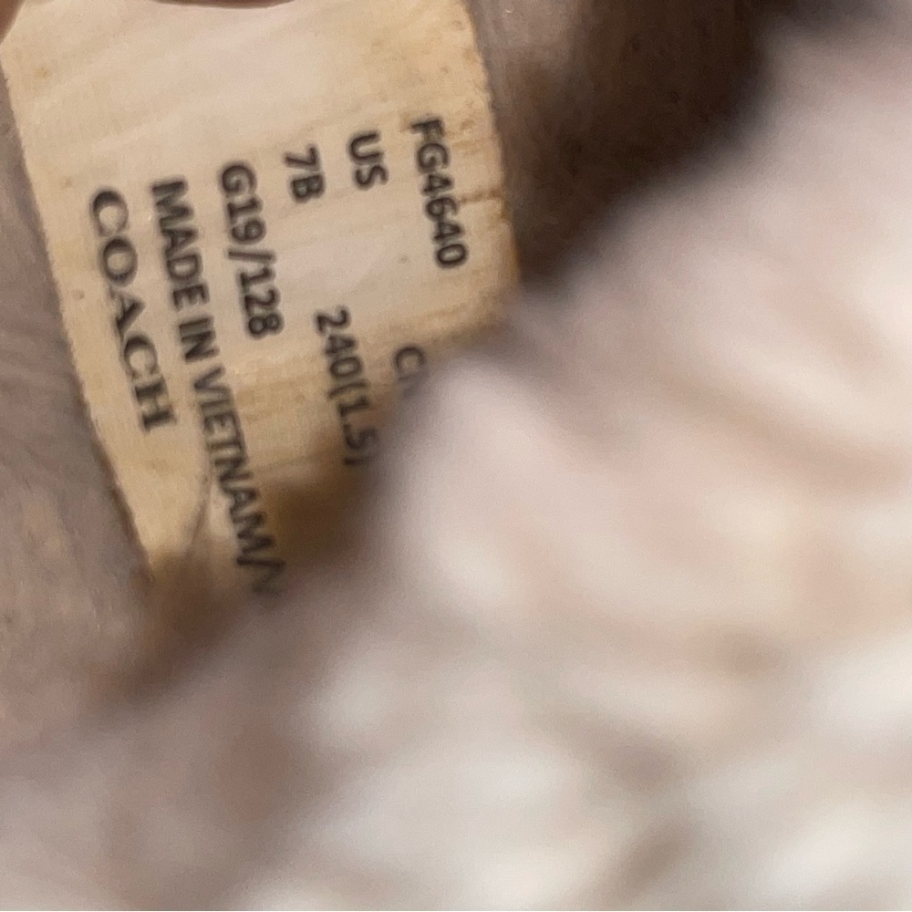 Coach Ziva Slipper Woman Slippers Size 7 - Picture 8 of 8